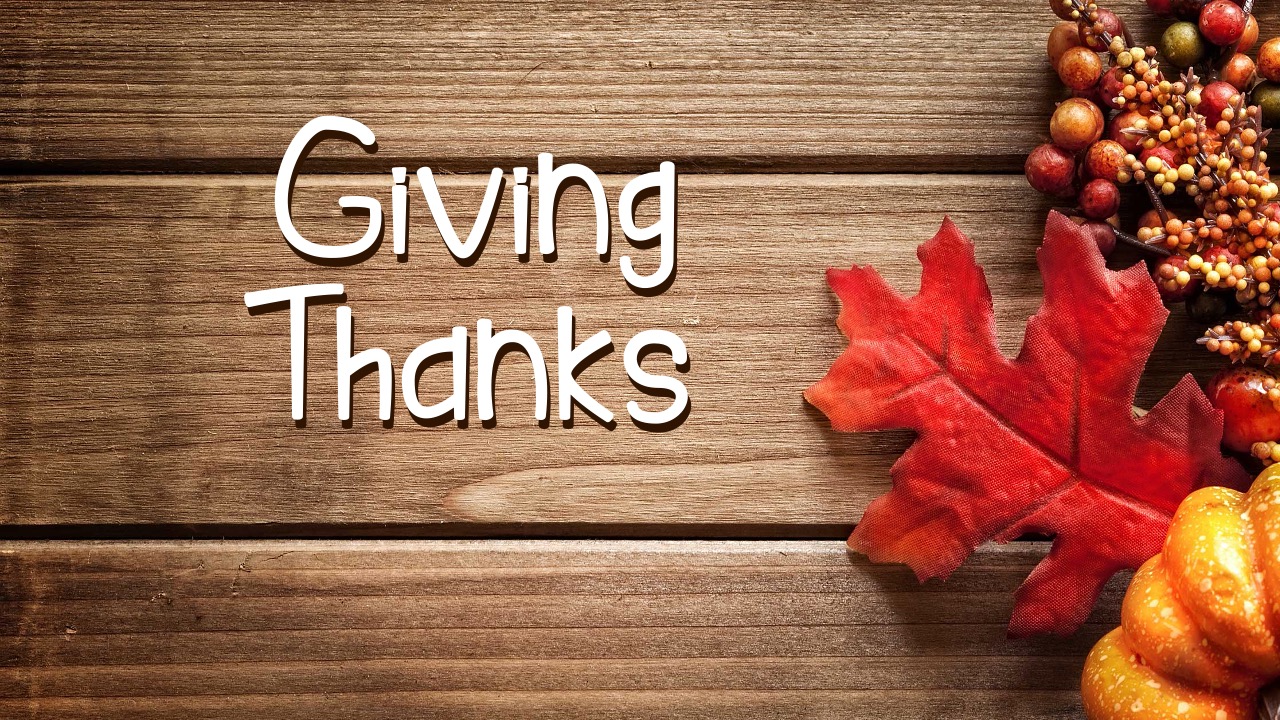 Giving Thanks 1 Thessalonians 1:1-5